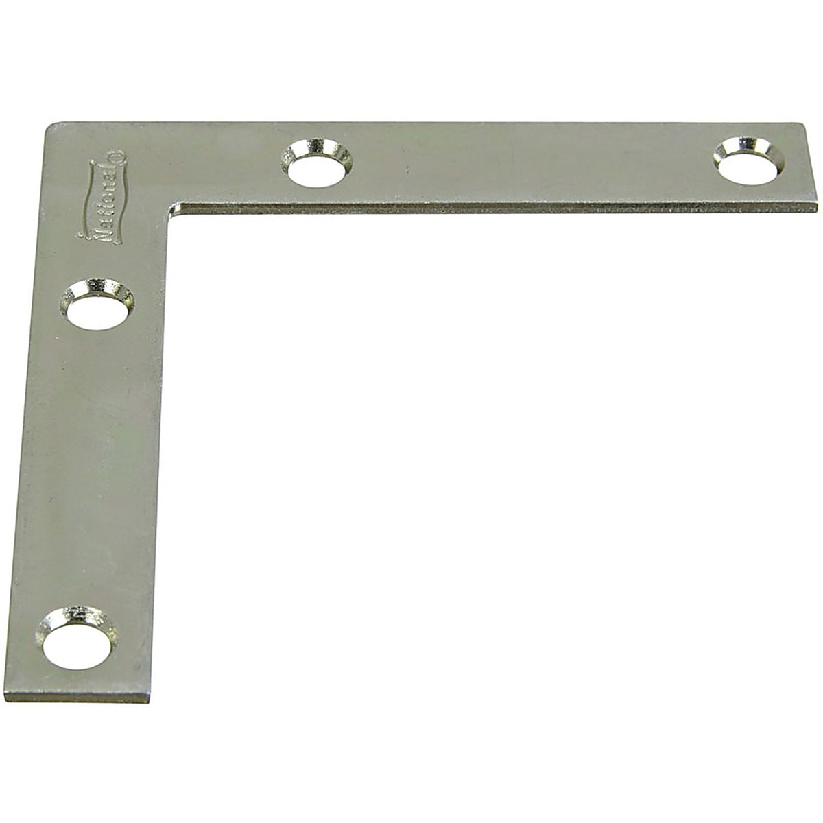 National Hardware - N266-528 - 3 In. H X 1/2 In. W X 0.07 In. D Steel Flat Corner Brace
