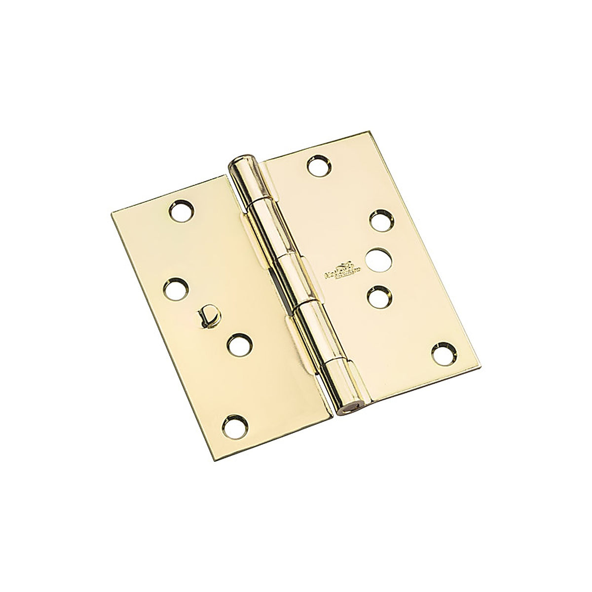 National Hardware - N830-401 - 4 In. L Bright Brass Door Hinge 3 Pack