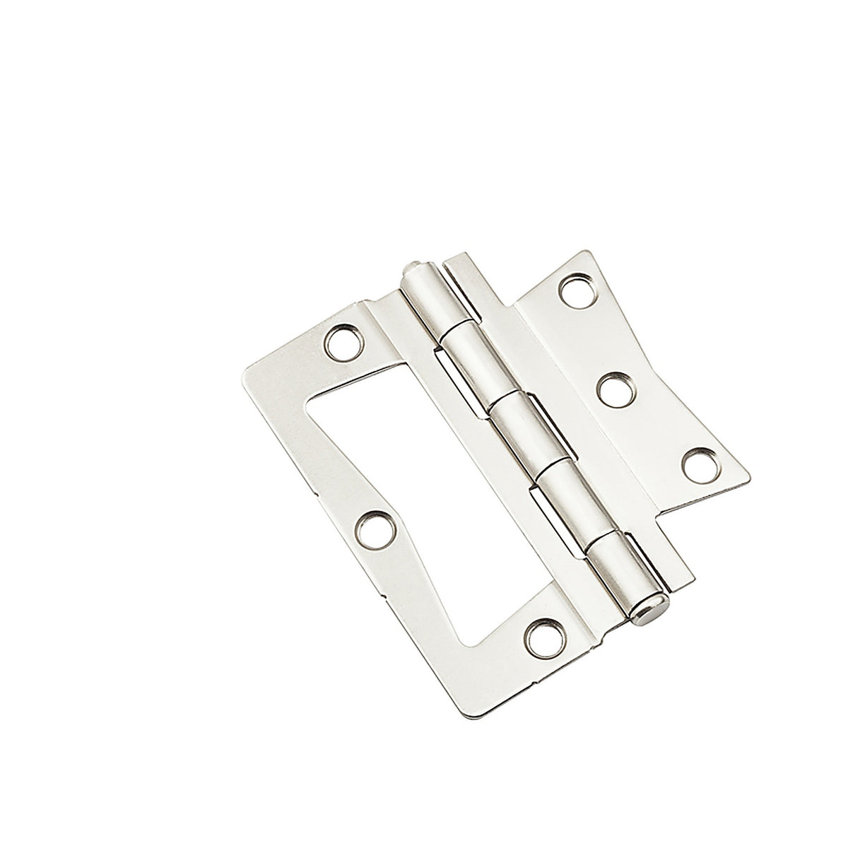 National Hardware N830-437 3-1/2 in. L Satin Nickel Door Hinge 2 pk