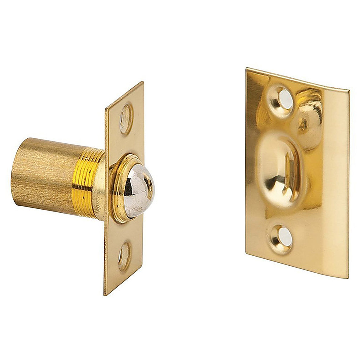 Ives - 347B3 - Bright Brass Metallic Brass Ball Catch