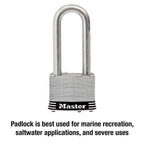 Master Lock - 5SSKADLJHC - 4-3/8 In. H X 2 In. W Laminated Steel 4-Pin Tumbler Weather-Resistant Padlock