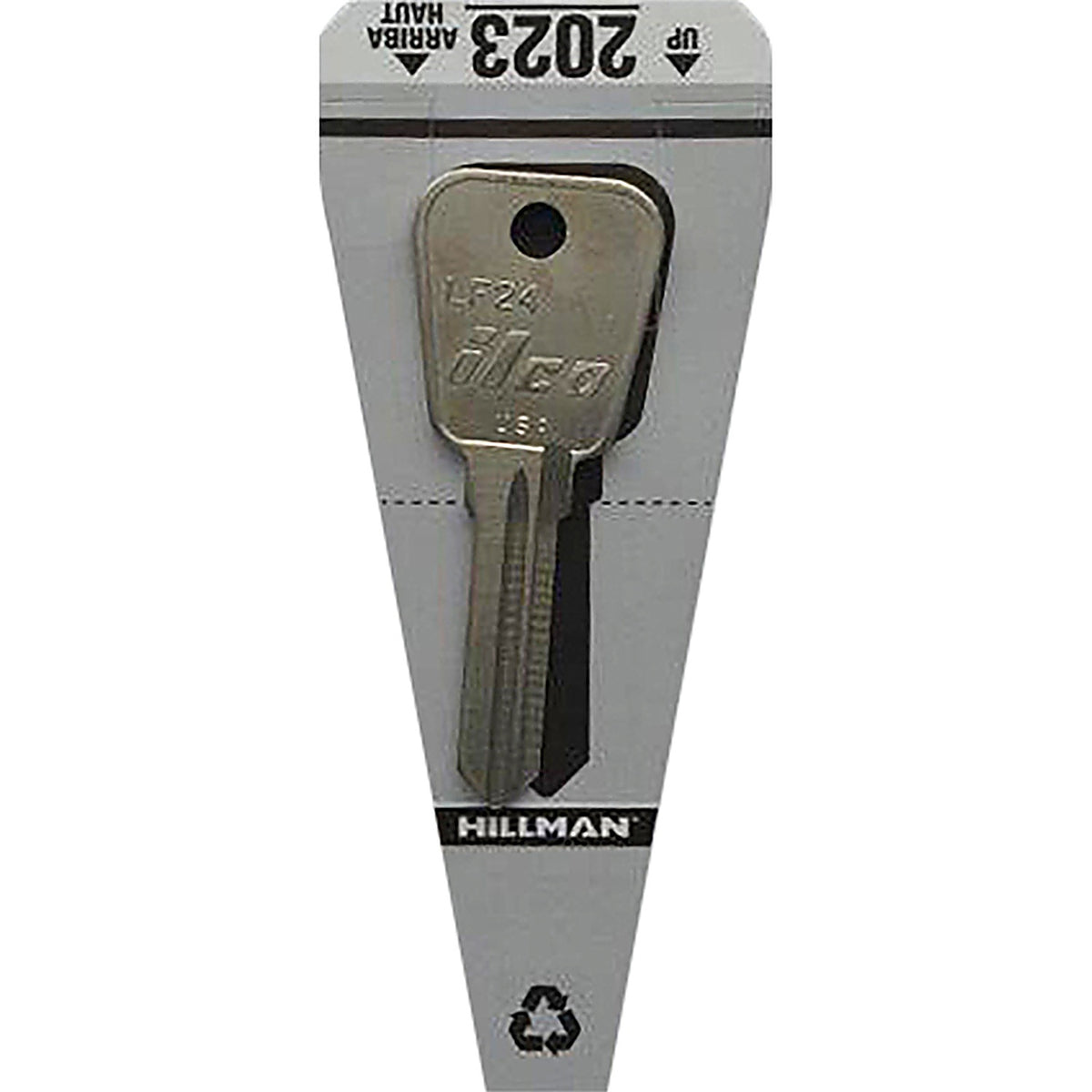 Hillman 532023 KeyKrafter Universal House/Office Key Blank 2023 LF24 Single sided