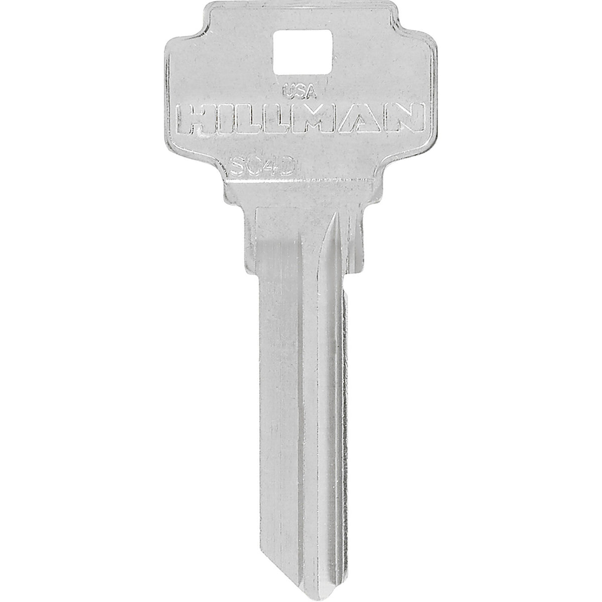 Hillman 532028 KeyKrafter Universal House Key Blank 2028 SC4D Single sided For Schlage Locks