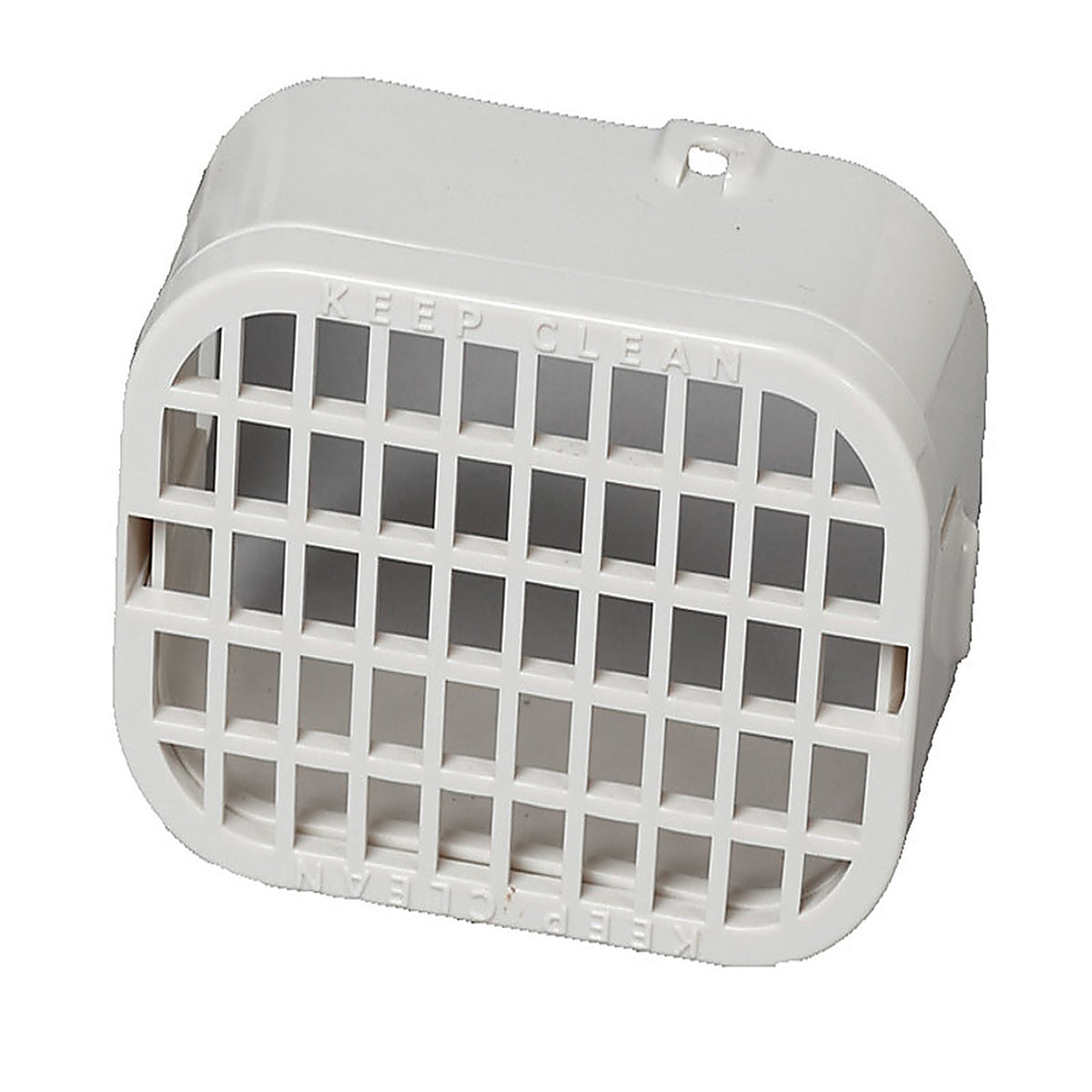 Amerimax 37553 3 in. H x 4 in. W x 1.5 in. L White Polycarbonate Rodent Guard