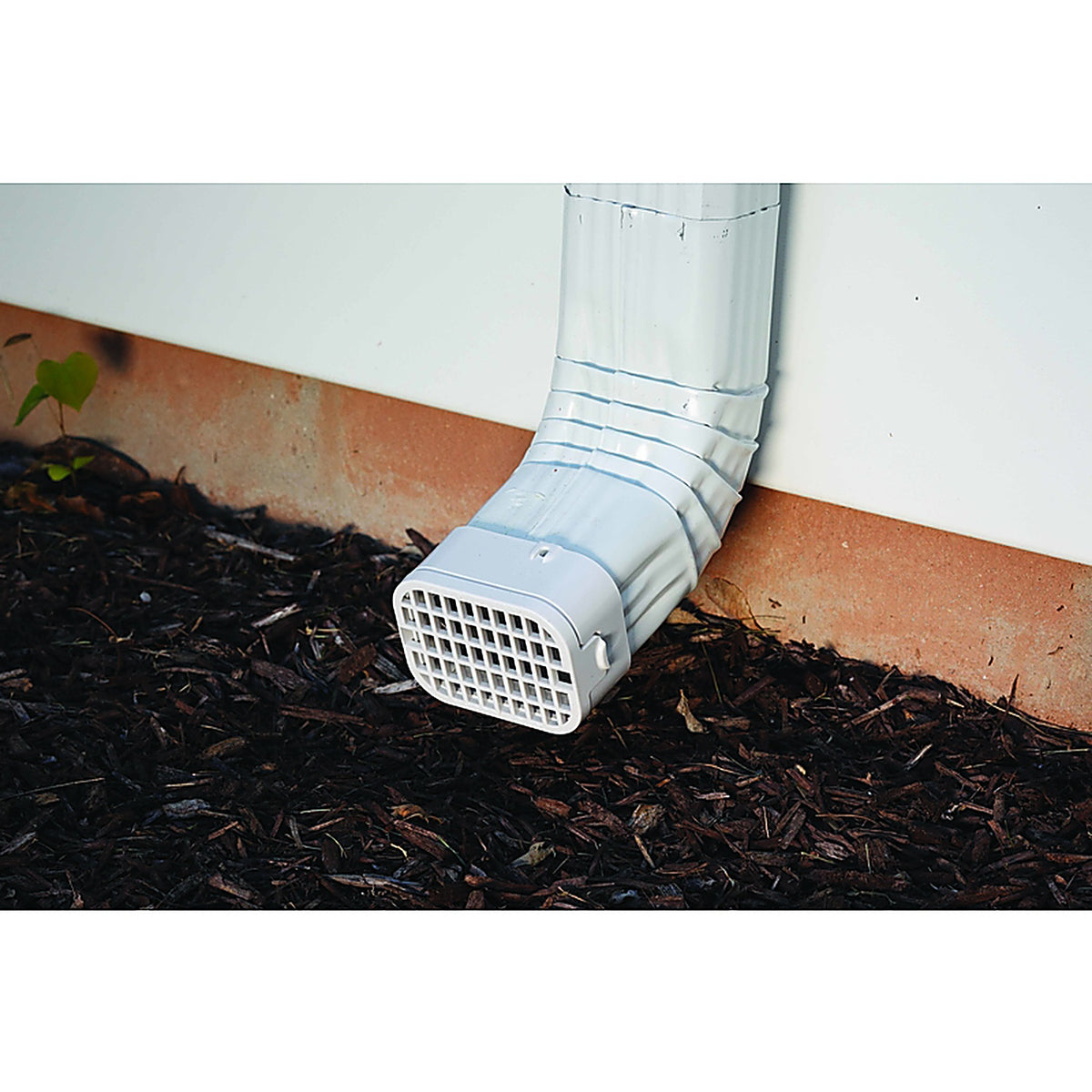 Amerimax 37553 3 in. H x 4 in. W x 1.5 in. L White Polycarbonate Rodent Guard
