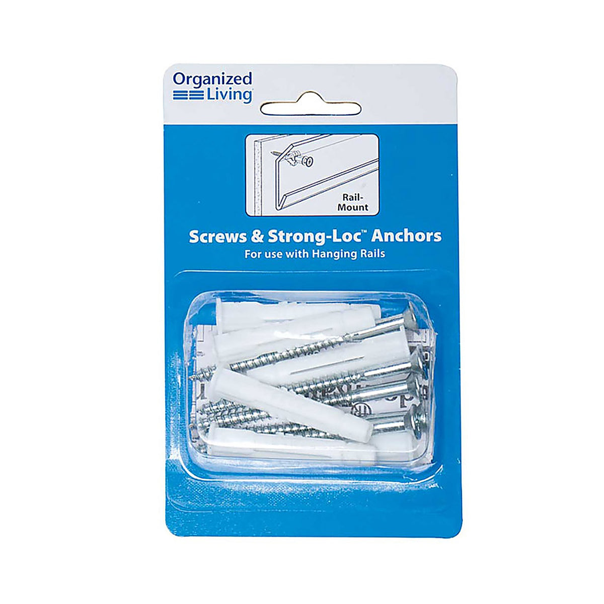 Organized Living - 7913-9137-11 - Plastic/Steel Anchor