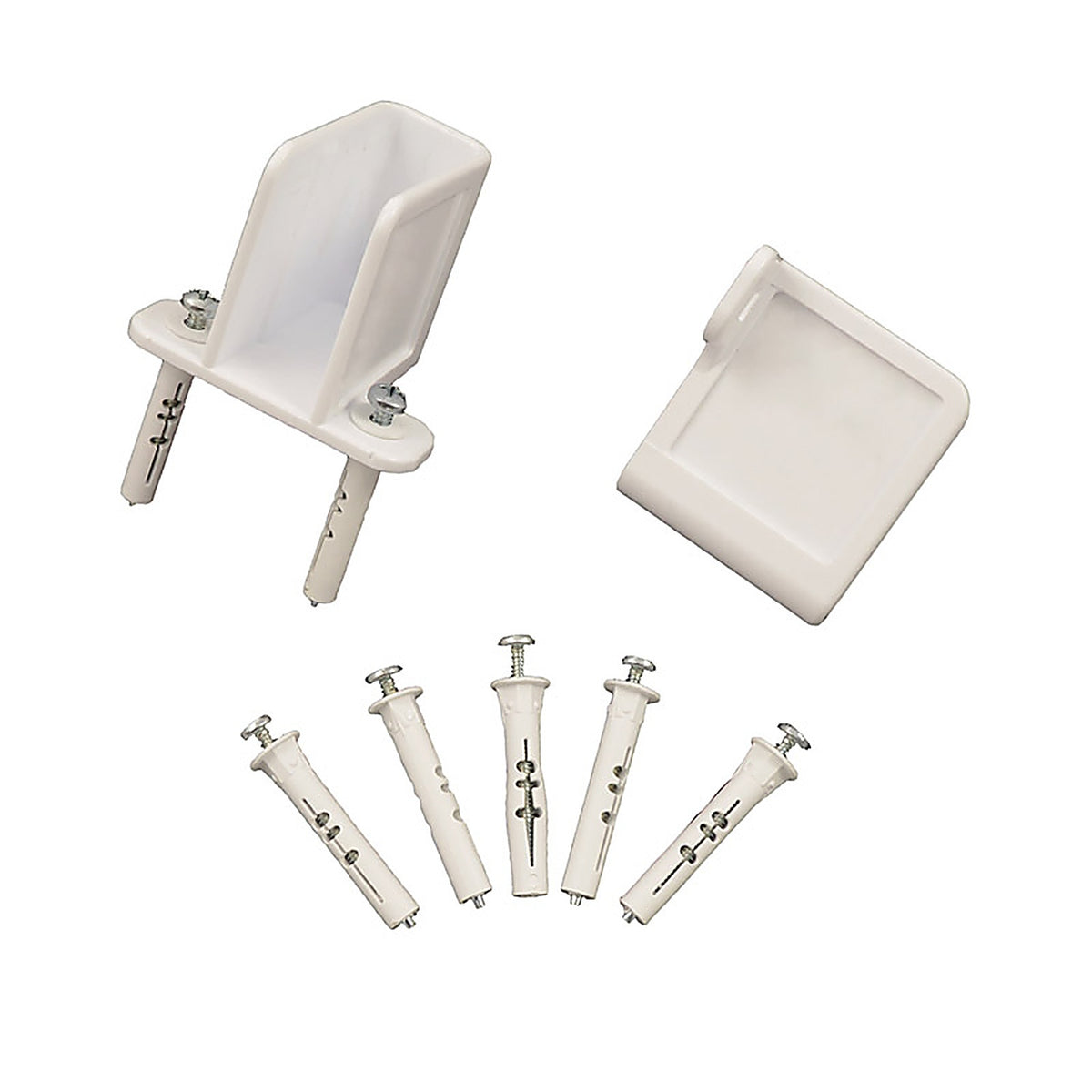 Organized Living - 1464-6621-11 - Plastic Sidewall Brackets with Trilock Anchors