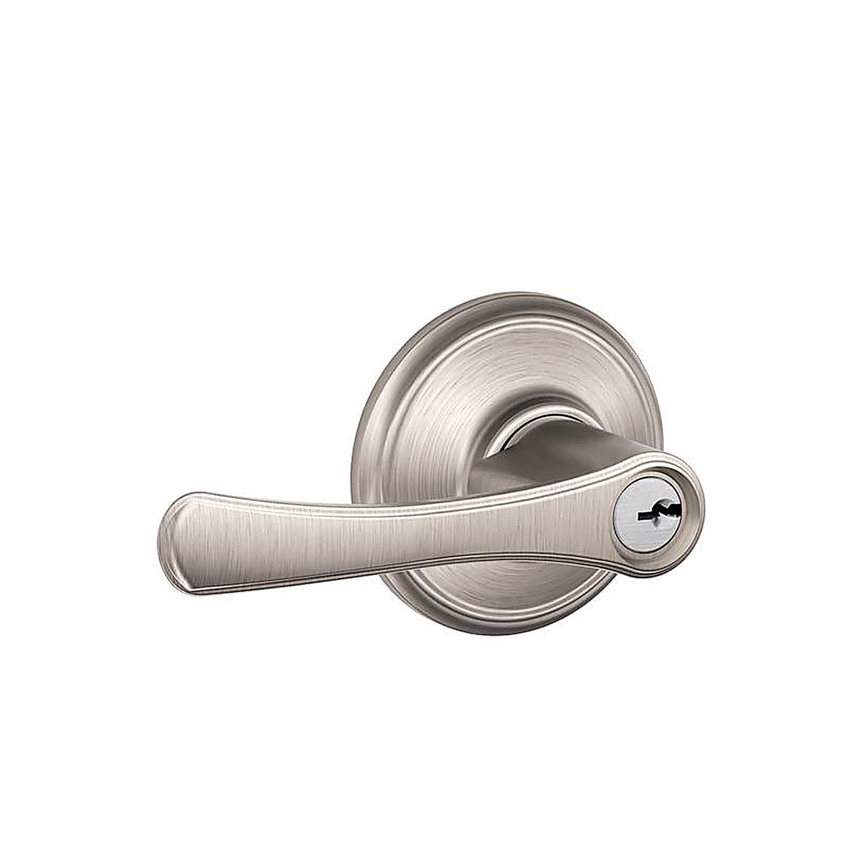 Schlage F51VVLA619 Avila Satin Nickel Entry Lever Grade 2 1-3/4 in.