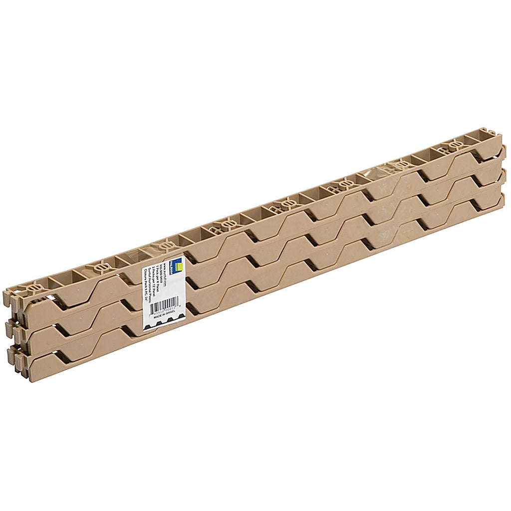 Suntuf - 92770 - 1-1/4 In. W X 24 In. L Plastic Horizontal Closure Strips Beige