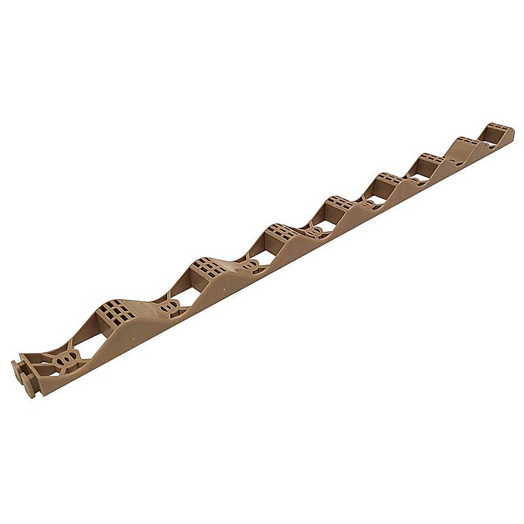 Palruf - 92771 - 1-1/4 In. W X 24 In. L Plastic Horizontal Closure Strips Beige