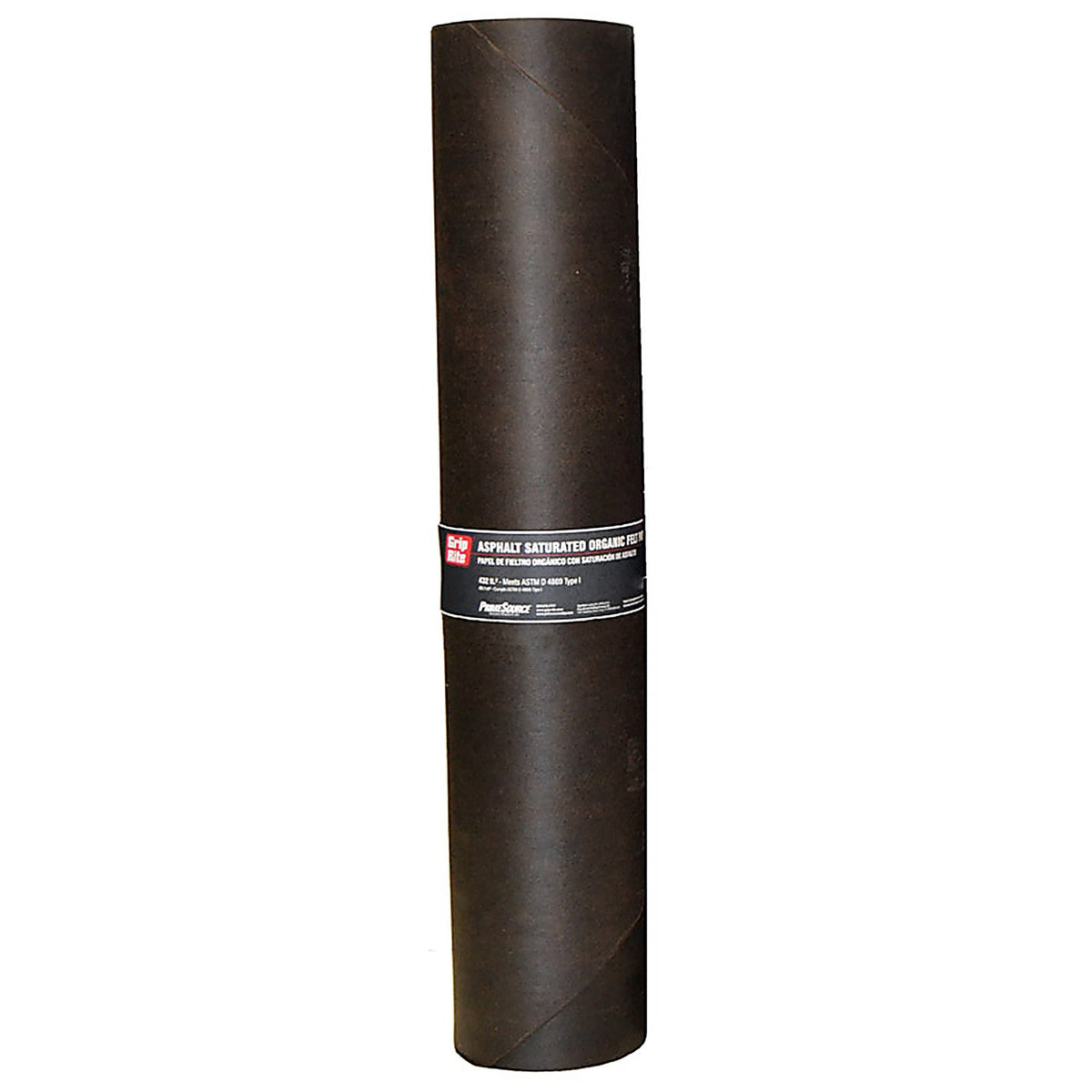 Grip-Rite FLT15D4869 3 ft. W x 144 ft. L Asphalt Smooth Saturated Organic Felt Paper 15 lb. Black