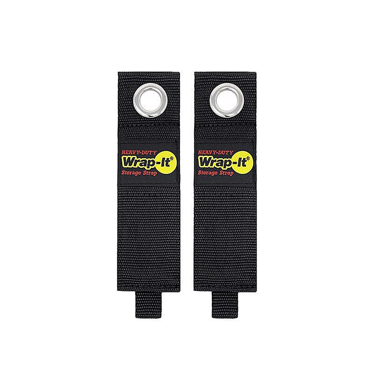Wrap-It 102-30BX Heavy-Duty 2 in. W x 13 in. L Black Storage Straps 50 lb. 2/Pack