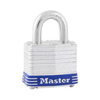 Master Lock - 3D - 2 25/64 In. H X 1-9/16 In. W Laminated Steel 4-Pin Cylinder Exterior Padlock