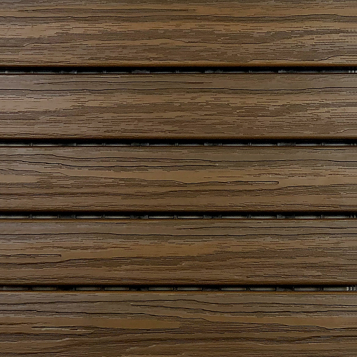 Aura - DS5-W06-WN02 - 12 In. W X 12 In. L Walnut Composite Balcony/Deck Tiles 6 Sq Ft