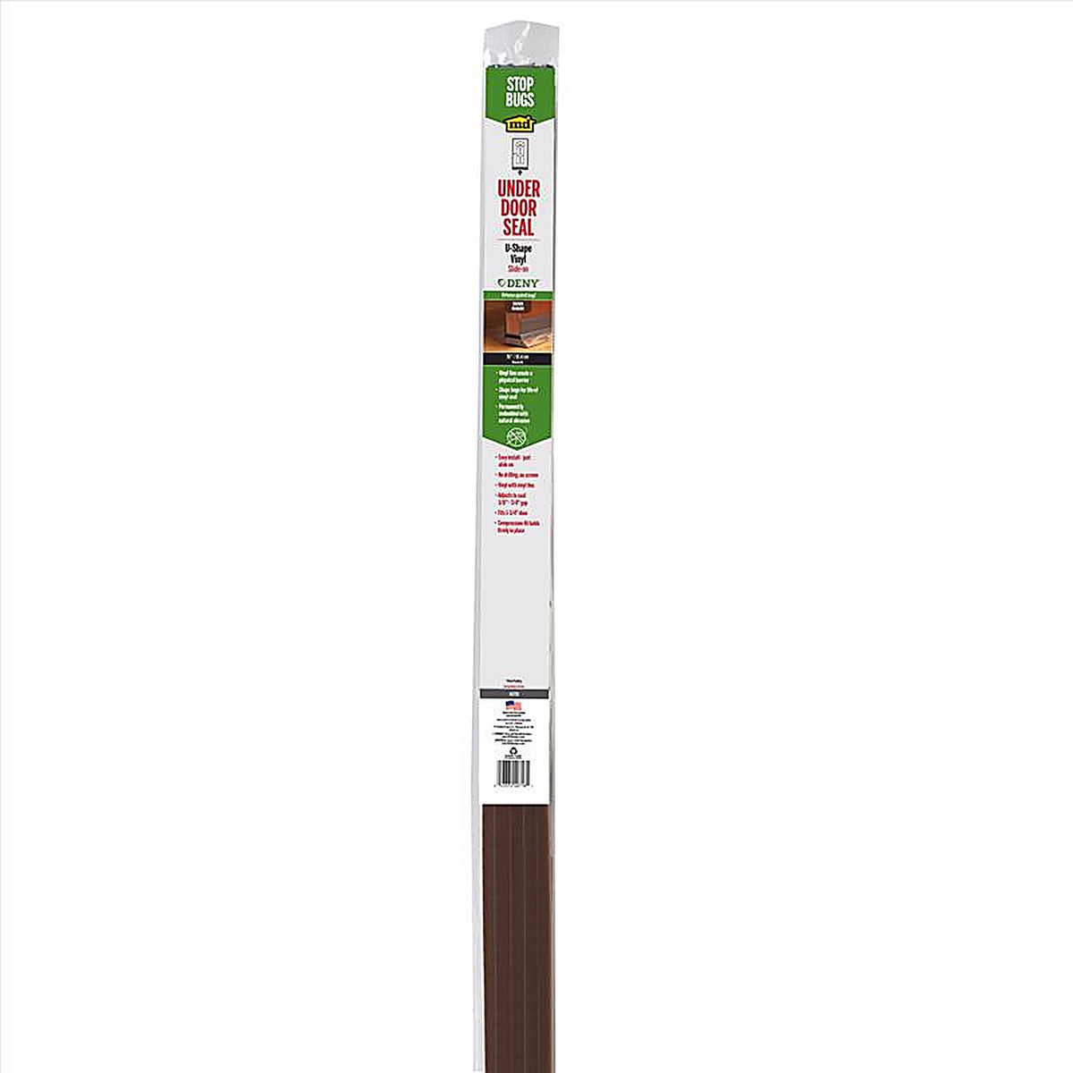 M-D - 40718 - Building Products Deny Brown Vinyl Seal for Doors 36 In. L X 1.75 In.
