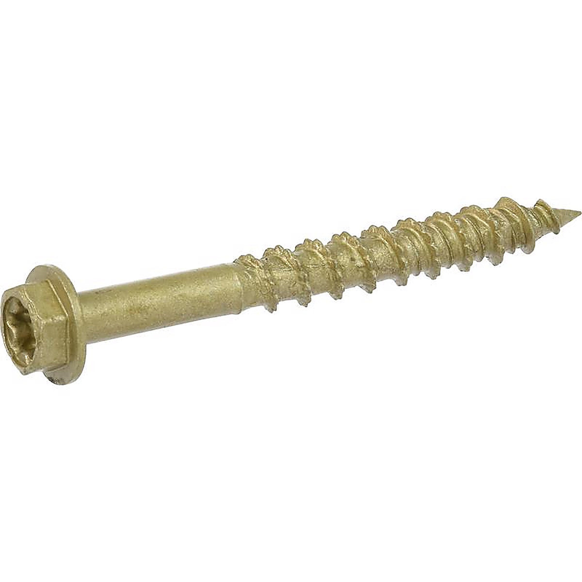 Hillman 116896 Power Pro No. 10 x 1-3/4 in. L Star Hex Washer Head Multi-Material Screw 1 lb. 97/Pack