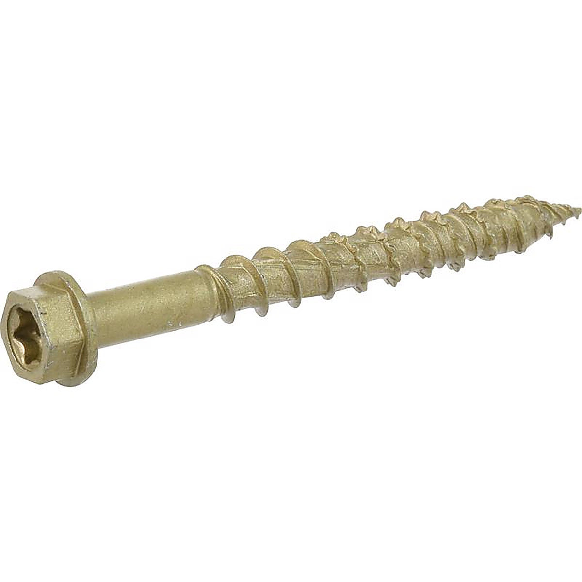 Hillman 116905 Power Pro One 1/4 in. x 2-1/4 in. L Star Hex Washer Head Multi-Material Screw 1 lb. 46/Pack