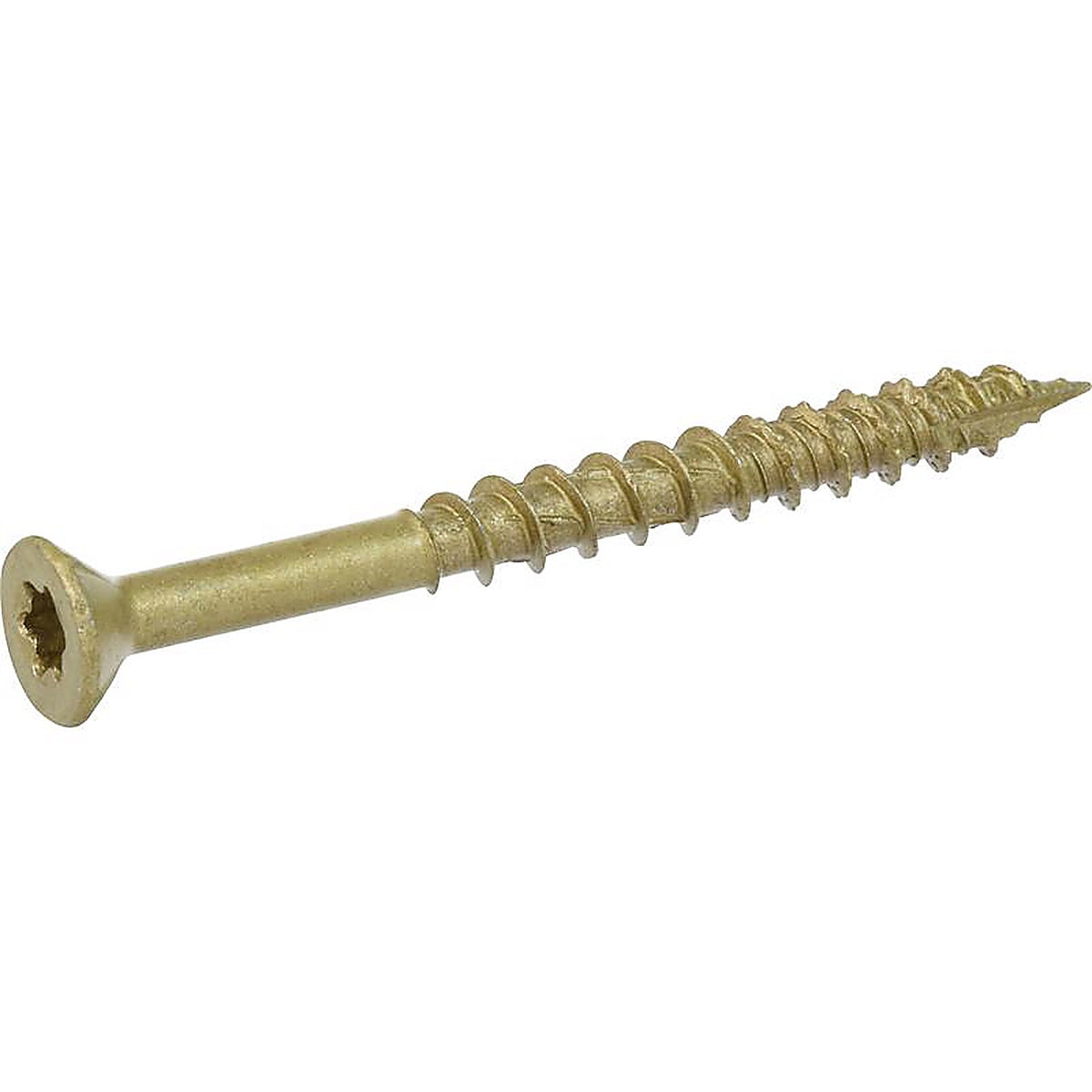 Hillman 116844 Power Pro One No. 10 x 2-1/4 in. L Star Flat Head Multi-Material Screw 1 lb. 80/Pack