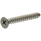 Hillman 823526 No. 12 x 3 in. L Phillips Flat Head Stainless Steel Sheet Metal Screws 50 1/Pack