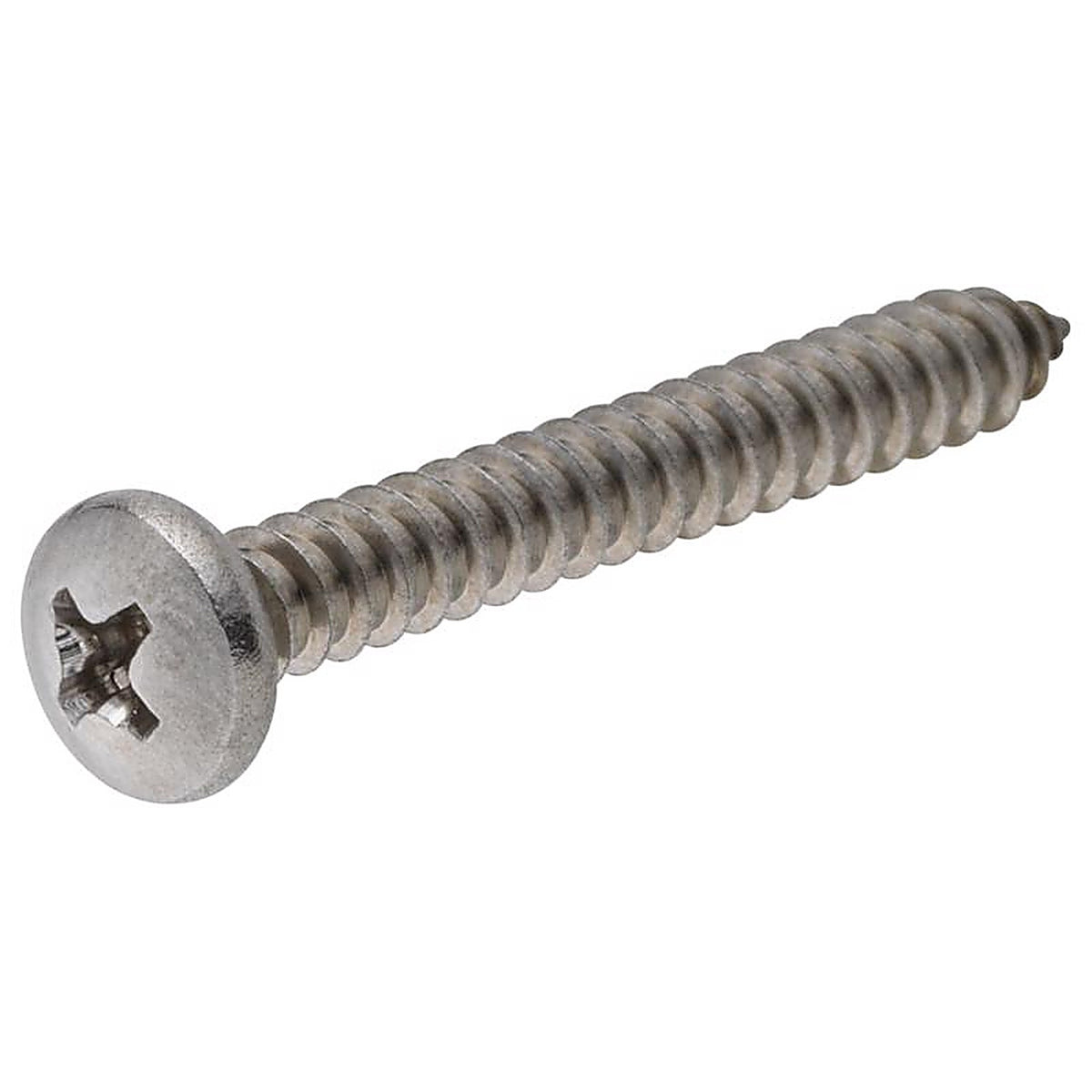 Hillman 823260 No. 8 x 5/8 in. L Phillips Pan Head Stainless Steel Sheet Metal Screws 100 1/Pack