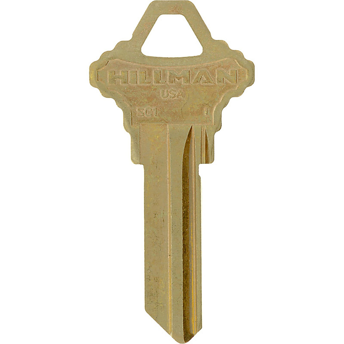 Hillman - 86915 - Traditional Gold House/Office Key Blank Sc1 Single for Schlage Locks
