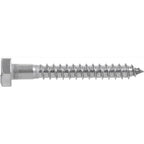 Hillman 832038 5/16 in. x 2-1/2 in. L Hex Stainless Steel Lag Screw 25/Pack