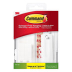 3M 17221-ES Command White Foam Picture Hanging Set 16/Pack
