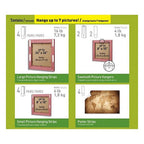 3M 17221-ES Command White Foam Picture Hanging Set 16/Pack