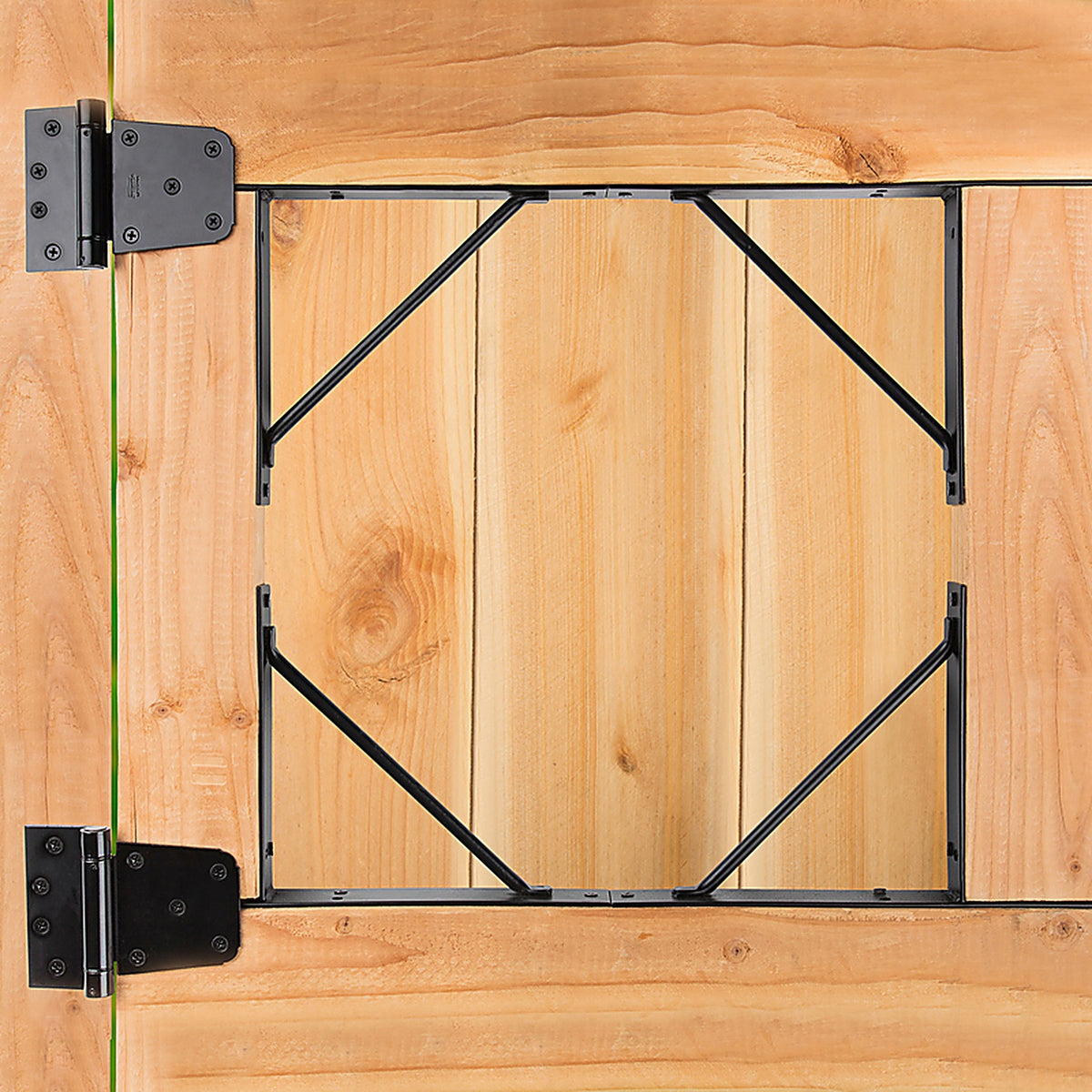 National Hardware N109-060 3.74 in. L Black Steel Anti-Sag Gate Kit 1/Pack