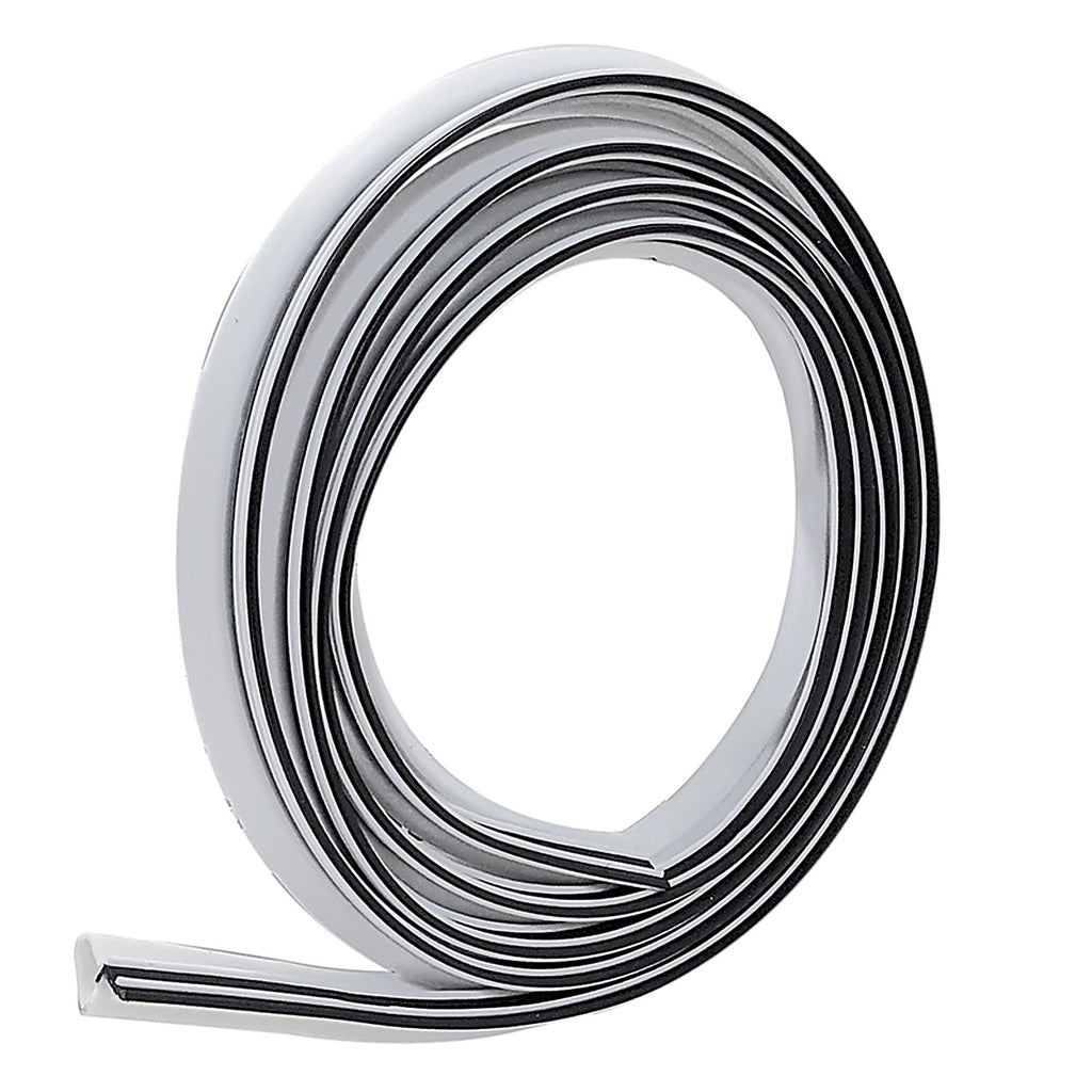 Frost King - ES184W - White Rubber Weather Seal for Doors 7 Ft. L X 0.5 In.