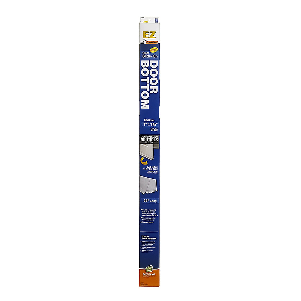 Frost King - EZ77CL - 1 In. H X 3 In. W X 36 In. L Vinyl Draft Stop