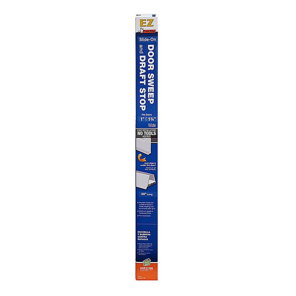 Frost King - UDB77W - White PVC Sweep for Doors 36 In. L X 1.75 In.