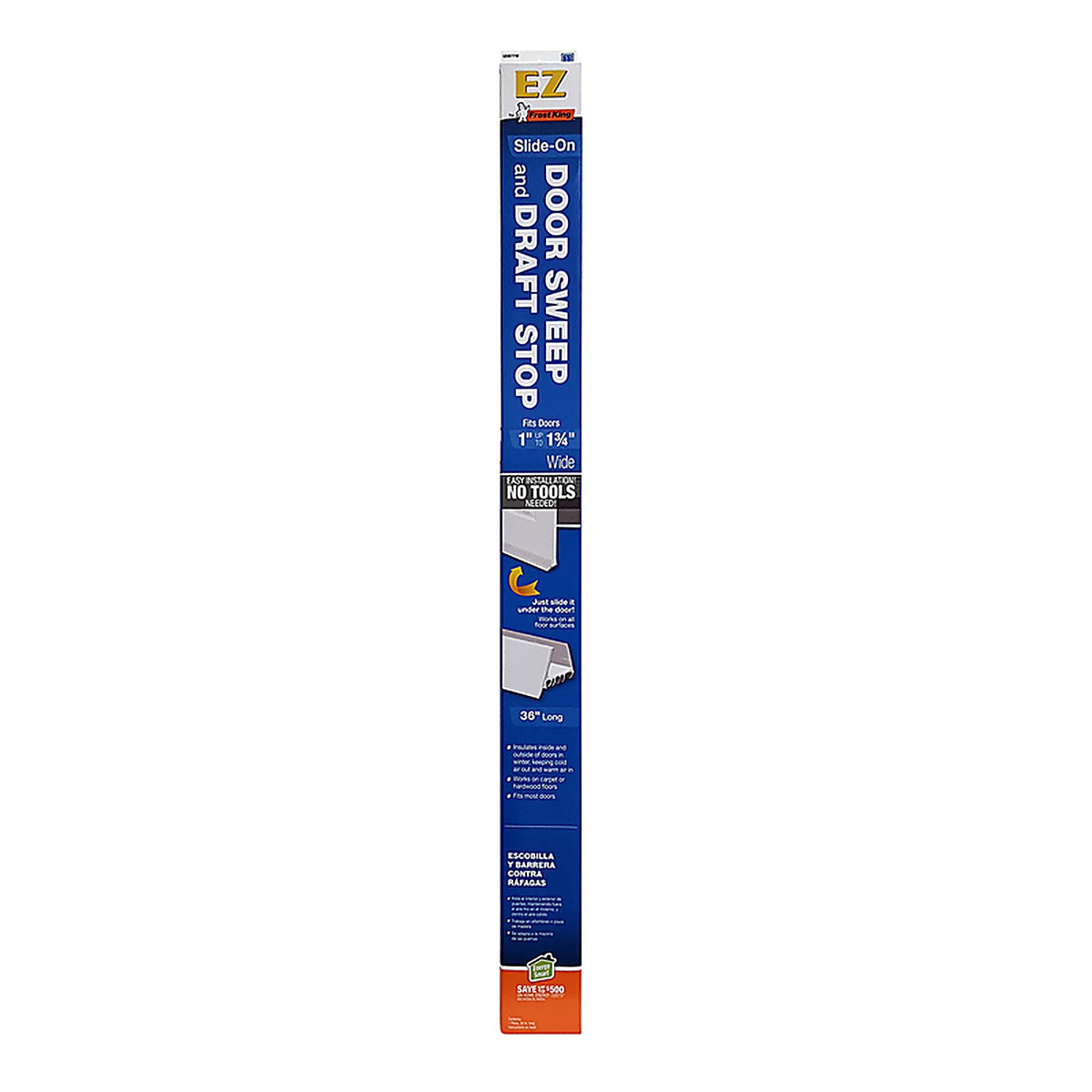 Frost King - UDB77W - White PVC Sweep for Doors 36 In. L X 1.75 In.