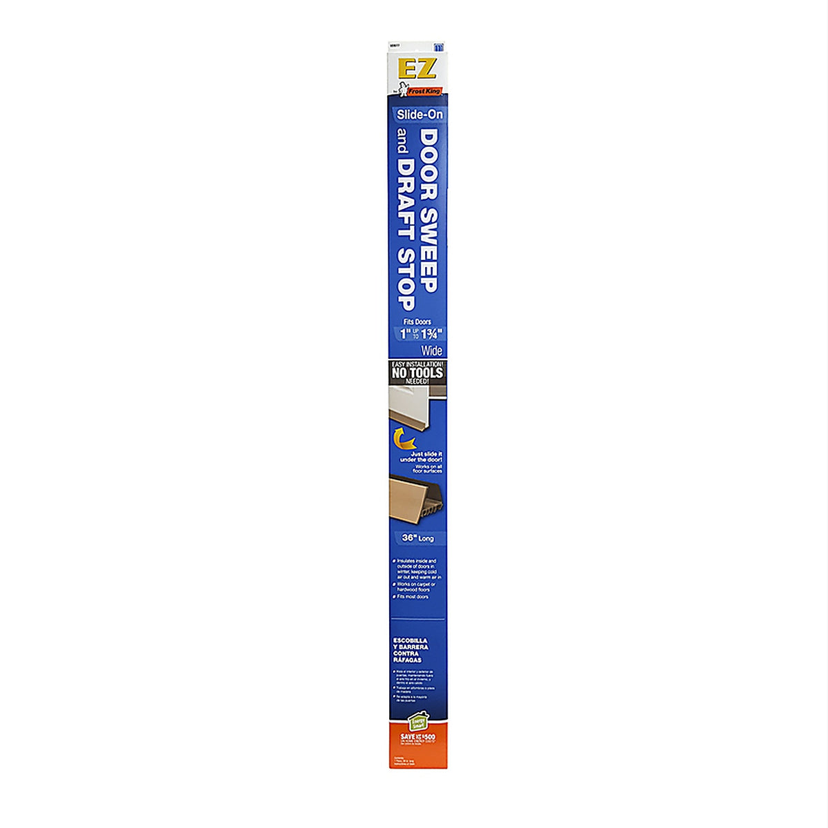 Frost King - UDB77 - Brown PVC Sweep for Doors 36 In. L X 1.75 In.
