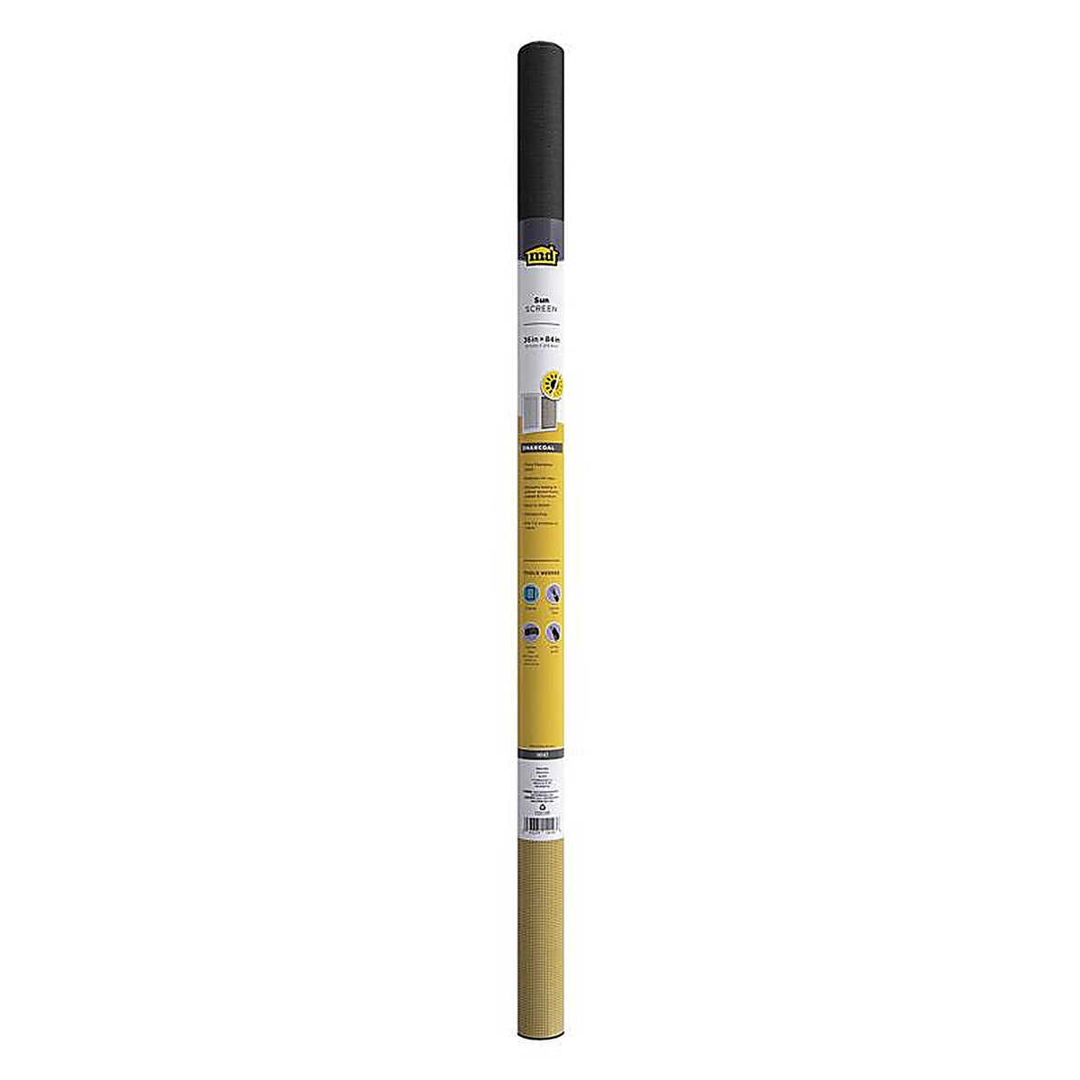 M-D - 14143 - Building Products Charcoal Fiberglass Door and Window Screen 36 In. W X 84 In. L 1 Pack
