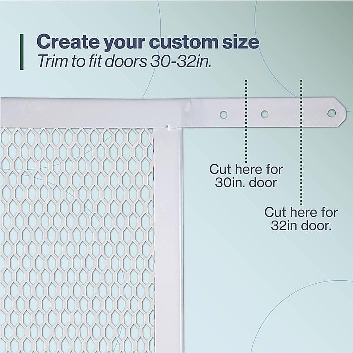 M-D - 14182 - Building Products 36 In. L White Steel Door Grille 1 Piece