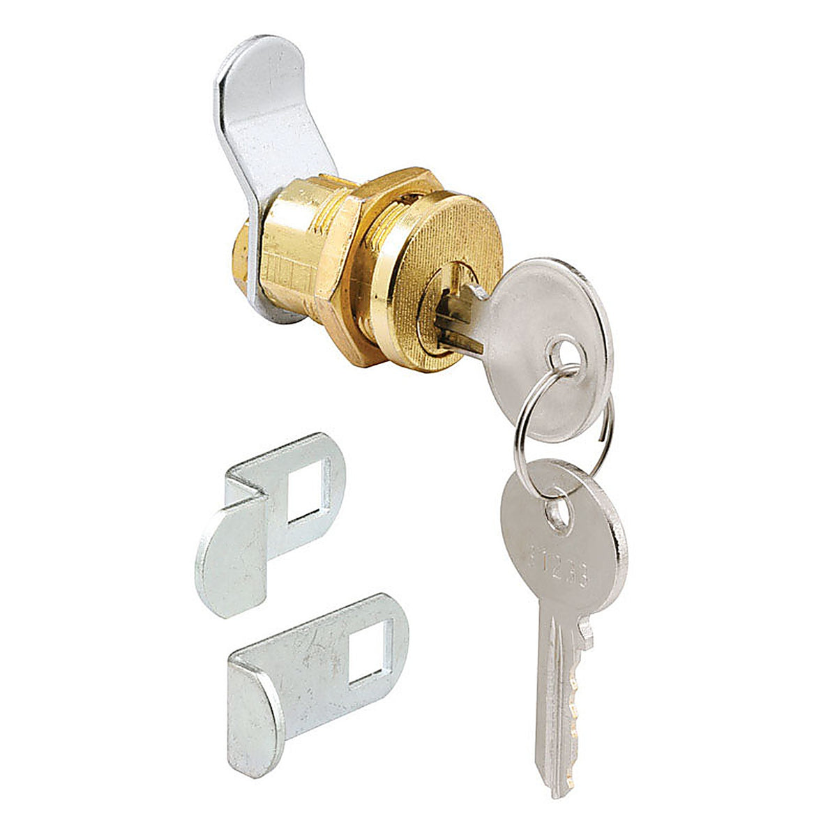 Prime-Line S4648 Brass Plated Steel Counter Clockwise Mailbox Lock