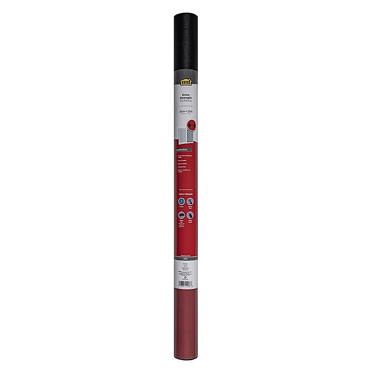 M-D - 14136 - Building Products Charcoal Fiberglass Door and Window Screen 36 In. W X 25 Ft. L 1 Pack