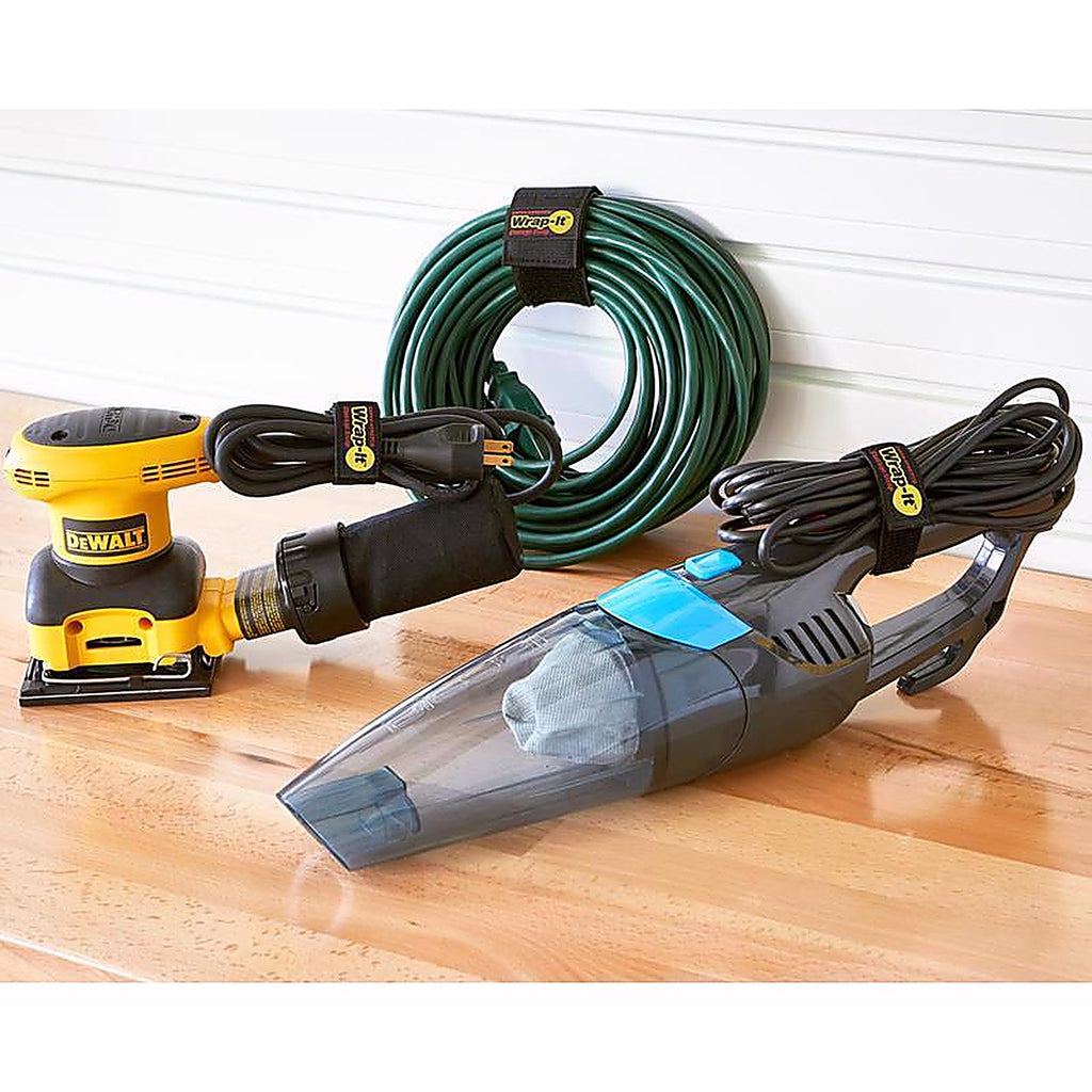 Wrap-It 706-928B Black Polypropylene Cord Wrap