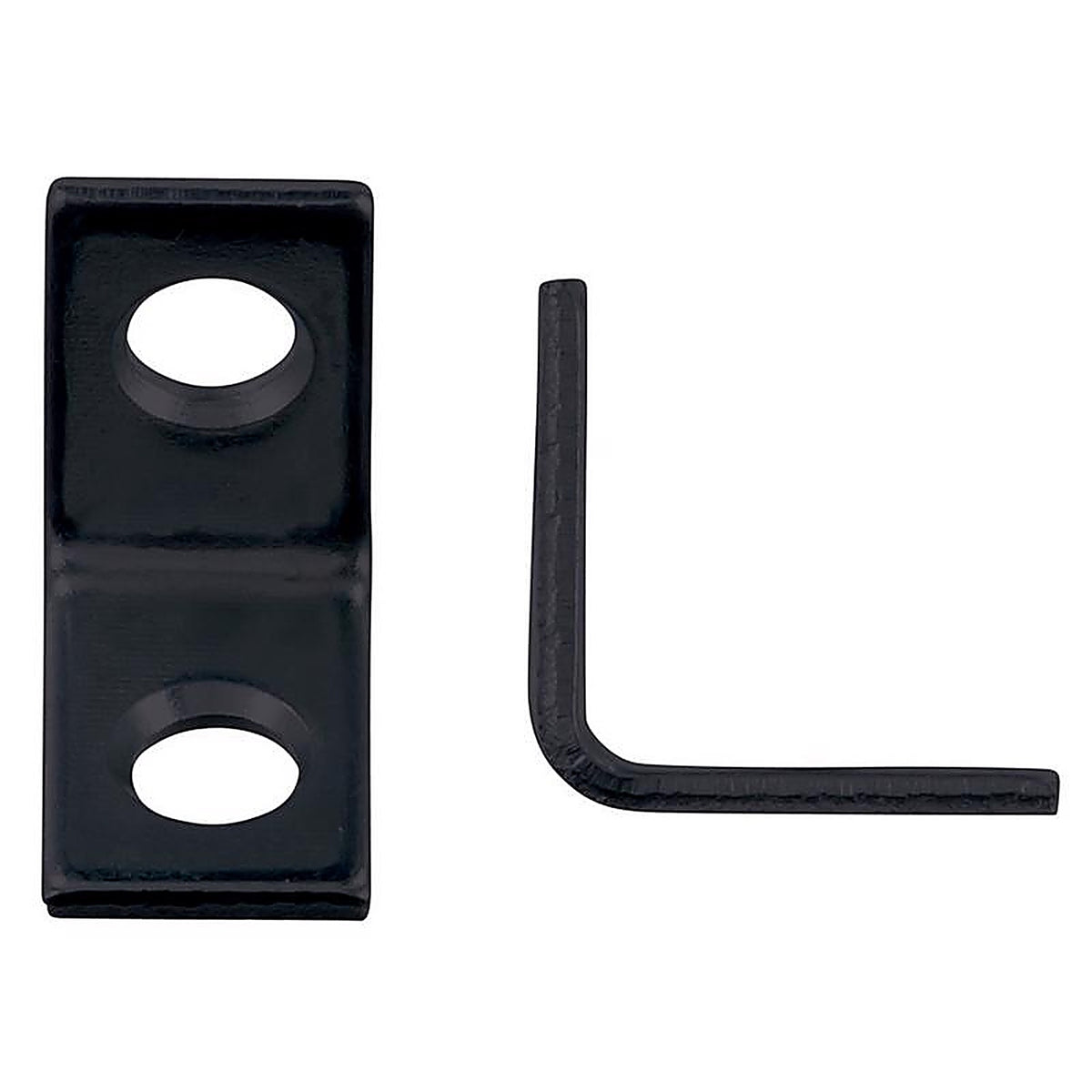 Hampton 01-3404-207 3/4 in. H x 3/4 in. W x 3/4 in. D Black Steel Inside L Corner Brace