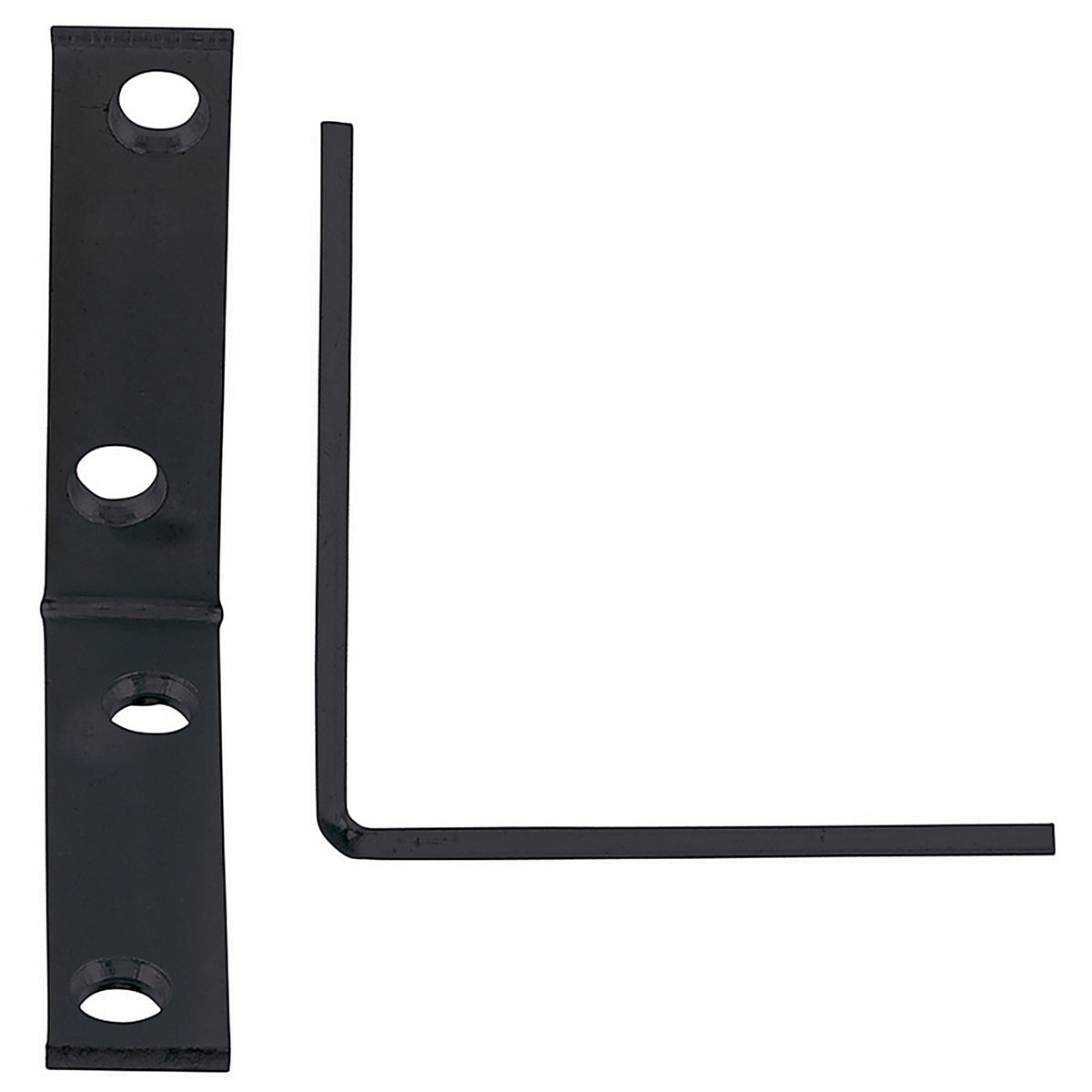 Hampton 01-3404-247 2-1/2 in. H x 5/8 in. W x 2-1/2 in. D Black Steel Inside L Corner Brace