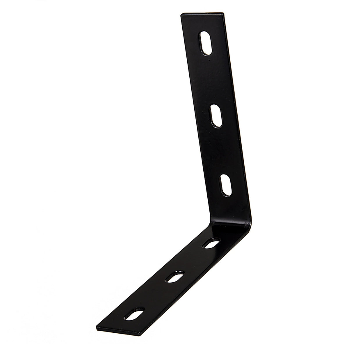 Hampton 01-3405-019 7 in. H x 1-1/2 in. W Black Steel Inside L Corner Brace