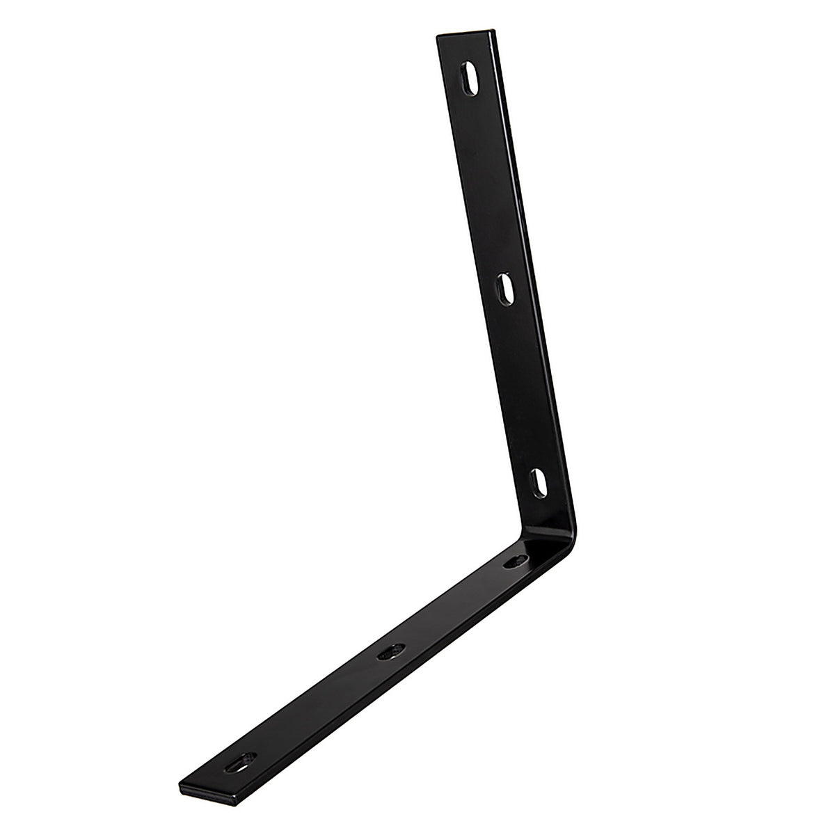 Hampton 01-3405-028 12-1/4 in. H x 1-1/2 in. W x 1/4 in. D Black Steel Inside L Corner Brace
