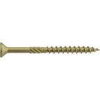Hillman 42477 Power Pro No. 8 x 1-1/2 in. L Star Flat Head Exterior Deck Screws 75/Pack