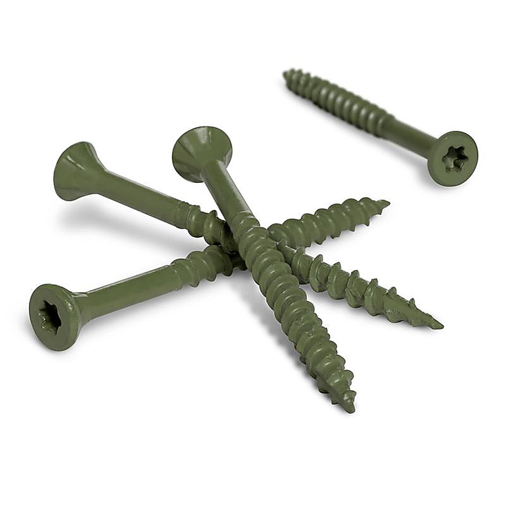 Deck Plus 42587 No. 10 x 2-1/2 in. L Star Flat Head Exterior Deck Screws 40/Pack
