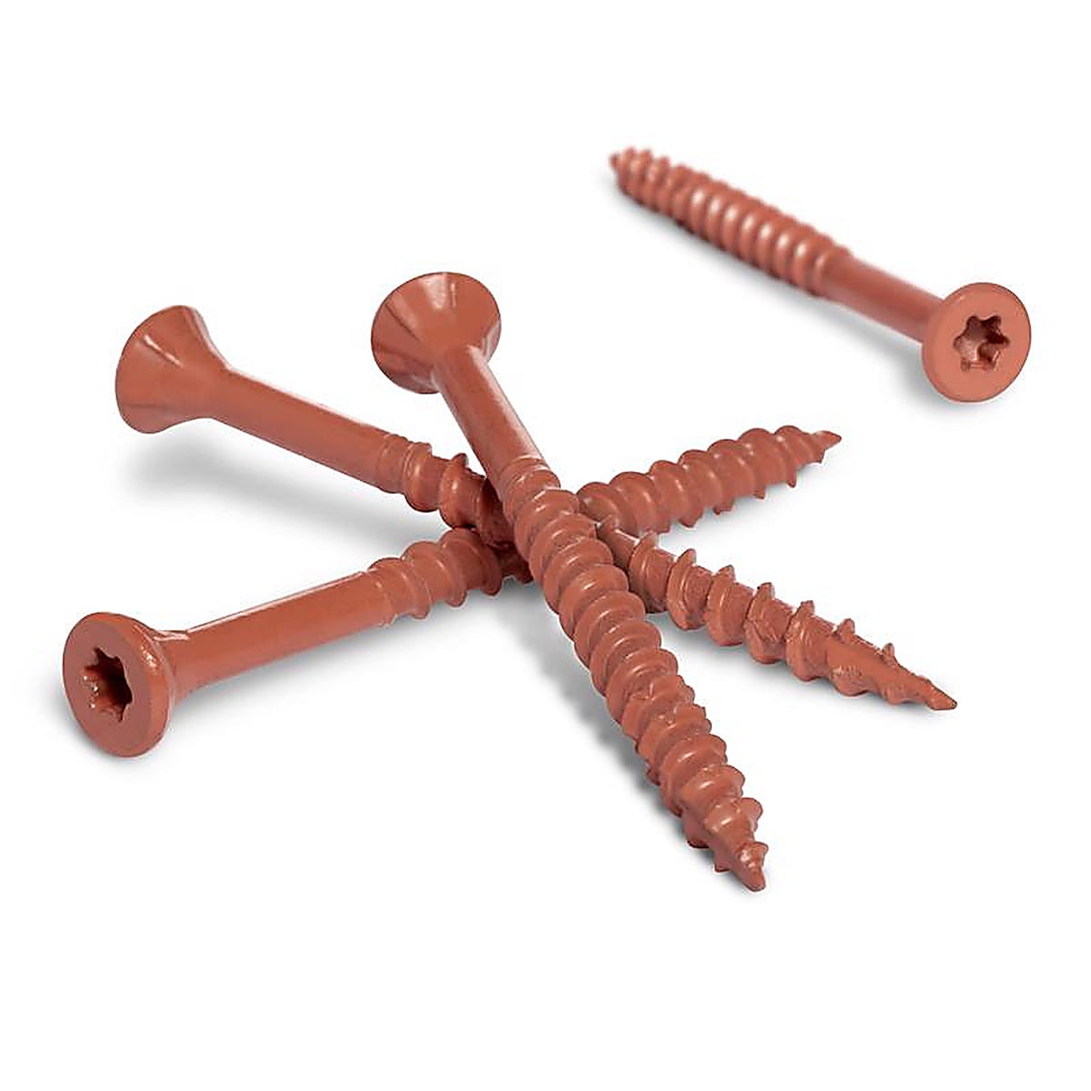 Deck Plus 48429 No. 10 x 2-1/2 in. L Star Flat Head Exterior Deck Screws 1 lb.