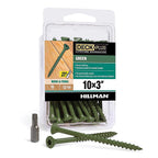 Deck Plus 42588 No. 10 x 3 in. L Star Flat Head Exterior Deck Screws 40/Pack