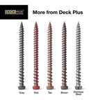 Deck Plus 48451 No. 10 x 2-1/2 in. L Star Flat Head Composite Deck Screws 1 lb.