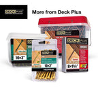 Deck Plus 48430 No. 10 x 2-1/2 in. L Star Flat Head Exterior Deck Screws 5 lb.