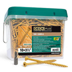 Deck Plus 48714 No. 10 x 3-1/2 in. L Star Flat Head Exterior Deck Screws 25 lb.